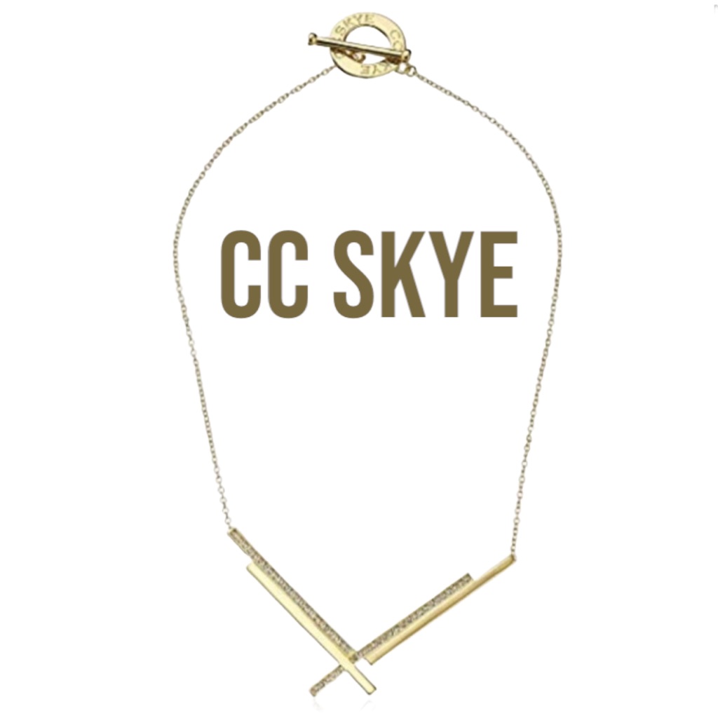 Cc Skye Moon Gold Beam Necklace Nwt 100$